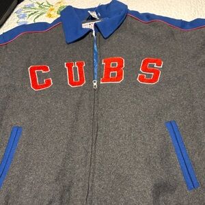 Gray and Blue Cubs Jacket